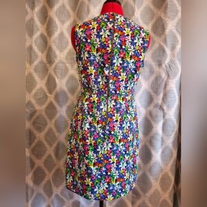 Kate Spade Vibrant Floral Sleeveless Midi Dress